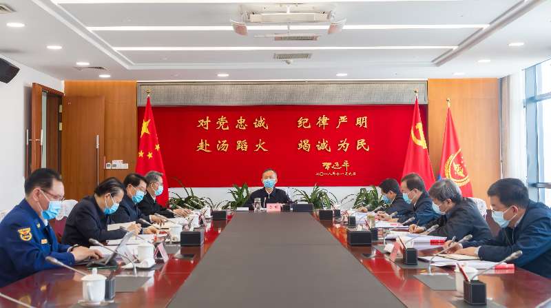 小嫩b被草网站黄明在应急管理部党委会上强调 着力加强党委班子自...